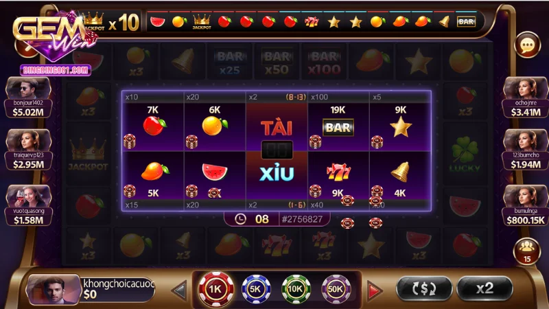 Luật chơi 777 xèng phụ thuộc vào các biểu tượng trong game